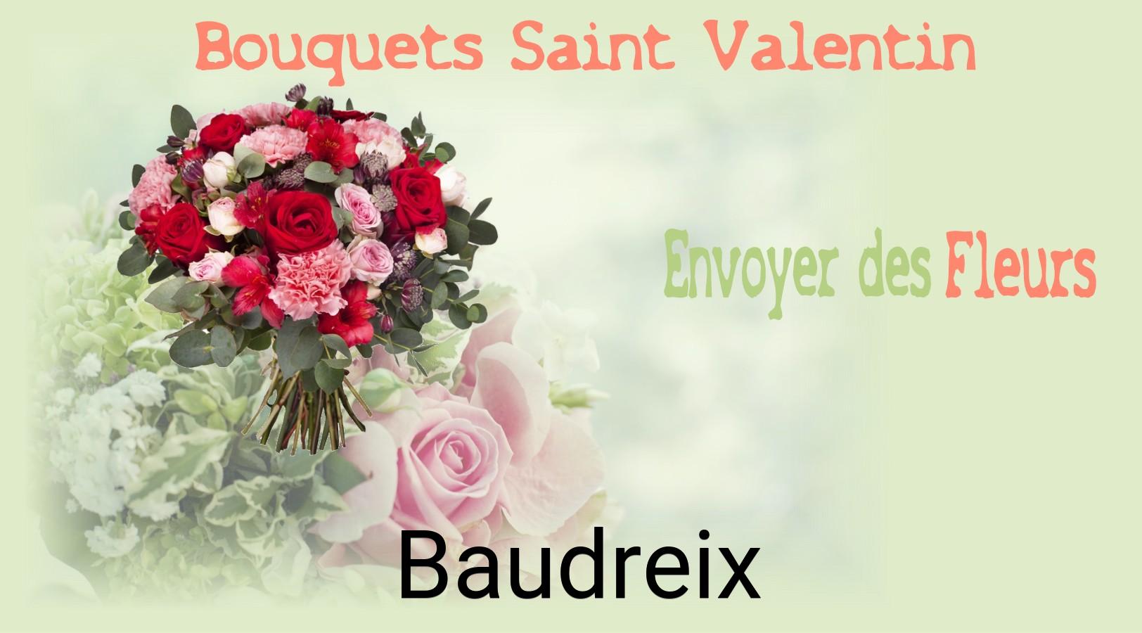 Roses de Saint-Valentin livrées à Baudreix